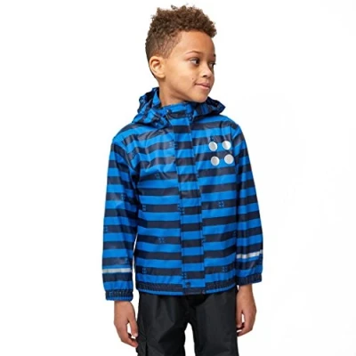 Abbildung von LEGO kidswear Jonathan Regenjacke / wasserabweisende Jacke für Kinder, Größe: 140, Dark navy