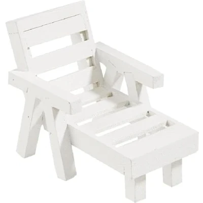 Abbildung von Liege ca. 8 x 5 5,5 cm, Holz Weiss