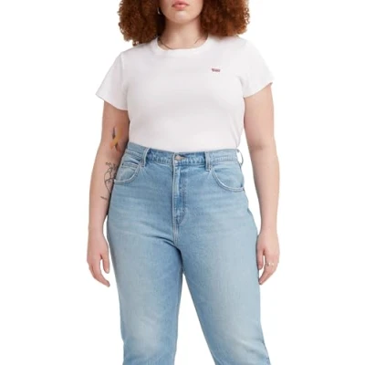 Abbildung von Levi&#039;s Plus BABY TEE Tshirt basic, Damen, Größe: 54/56, White