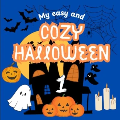 Abbildung von My Easy and Cozy Halloween 1: A Spooky Coloring book for Kids Adults