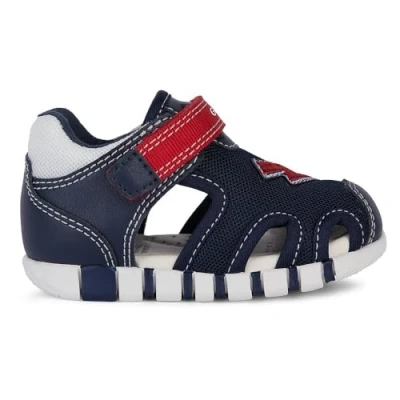 Abbildung von Geox Iupidoo Riemensandalette für Kinder, Größe: 22, Blau Schuhe