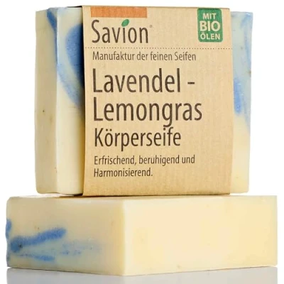 Abbildung von Lavendel Lemongras Seife