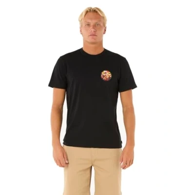 Abbildung von Rip Curl Herren Wettie Passage Icon T Shirt, Schwarz 251, Mittel