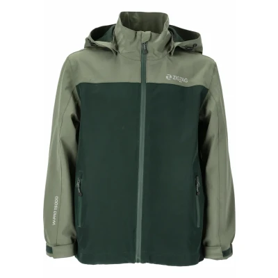 Abbildung von Zigzag Funktions Bloomer Outdoorjacke für Kinder, Größe: 110, Thyme
