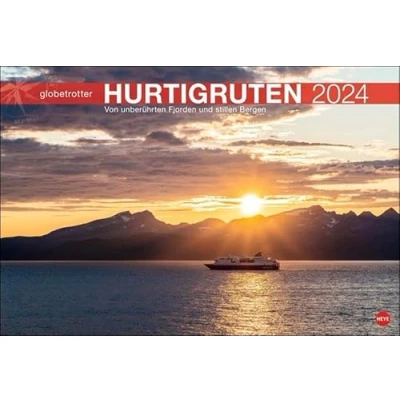 Abbildung von Hurtigruten Globetrotter Kalender 2024. Eine Kreuzfahrt zum Nordkap in einem atemberaubenden Foto Großformat. Fjorde, Schären und idyllische ... Bergen (Heye Reisekalender)