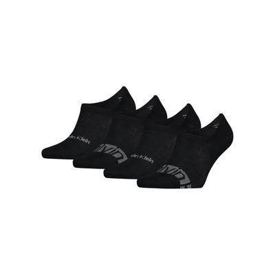 Abbildung von Calvin Klein Underwear MEN Footie HIGH CUT 4 PACK Füßlinge, Herren, Größe: One Size, Black