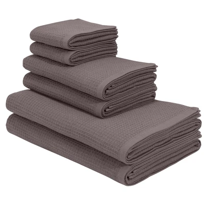 Abbildung von KangaROOS Handtuch Set &quot;Cassidy&quot;, (6 St.), Duschtücher, Handtücher, Gästetücher, (Set, 6 tlg), 100% Baumwolle