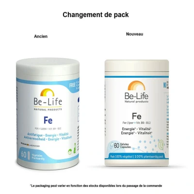 Abbildung von Be Life Fe Nuss 9713 (60 Soft Caps) 60 Caps