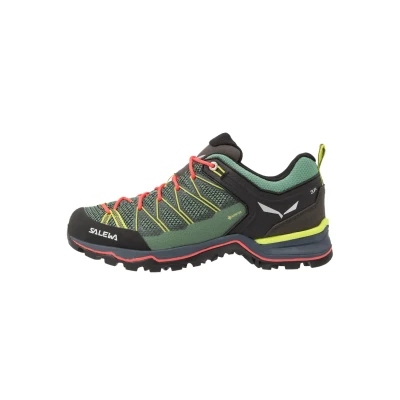 Abbildung von Salewa MTN Trainer LITE GTX Hikingschuh, Damen, Größe: 40, Feld green/fluo coral Schuhe