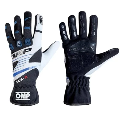 Abbildung von OMP OMPKK02743E175L My2018 Ks 3 Handschuhe schwarz / weiss blau Size L