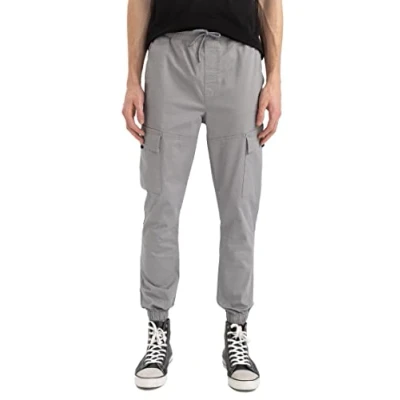 Abbildung von DeFacto Herren S9874AZ Sweatpants, Grey, 28 30