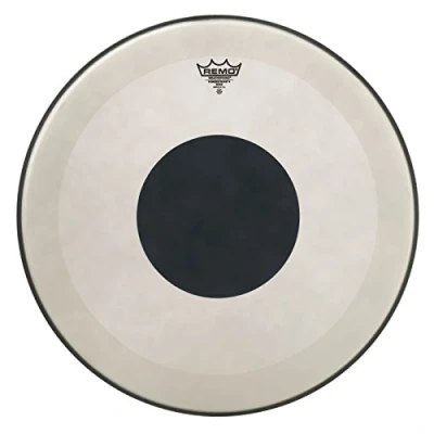 Abbildung von Remo Powerstroke P3 Trommelfell P3, beschichtet, schwarzer Punkt, Bass 23&quot;