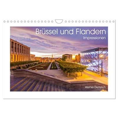 Abbildung von Brüssel und Flandern Impressionen (Wandkalender 2025 DIN A4 quer), CALVENDO Monatskalender