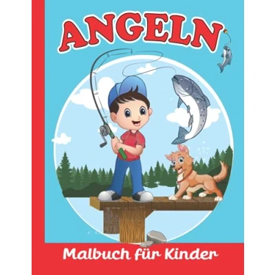 Abbildung von Angeln Malbuch für Kinder: Malvorlagen Jungen und Mädchen ab 4 Jahren