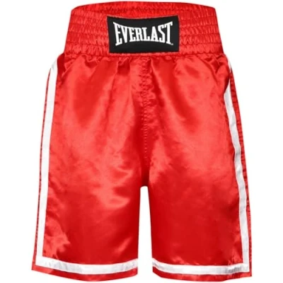 Abbildung von Everlast Männer Sport Boxen Hose Competition Boxing Shorts, Rot/Weiß, M