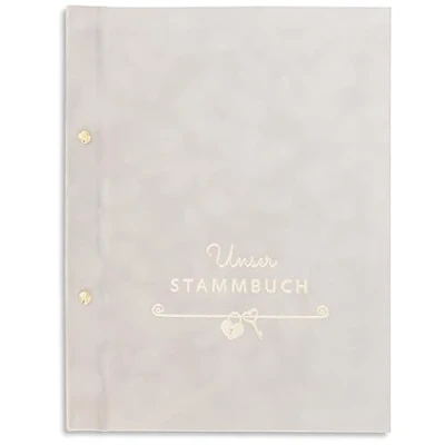 Abbildung von A4 Stammbuch der Familie Lasa helles Grau Familienstammbuch Hochzeit Standesamt incl. 11 Prospekthüllen