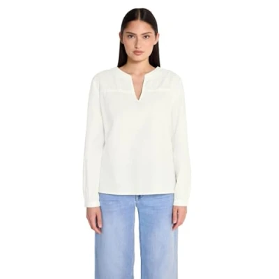 Abbildung von Street One Studio Damen F345844 Tunika mit Stickerei, Off White, 36