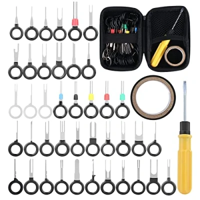 Abbildung von Nizirioo Auspinnwerkzeug Kfz Set, 41Stk Entriegelungswerkzeug Steel Seal Allen Key Auto Steckverbinder Stecker Car Pins mit Abzieher Terminal Removal Tools, Werkzeugkoffer Elektriker Werkzeuge
