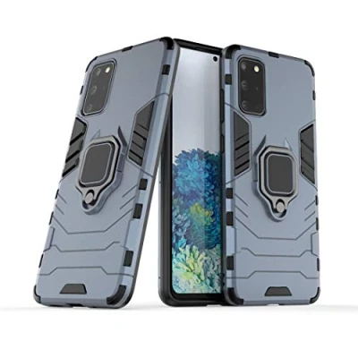 Abbildung von Kompatibel mit Samsung Galaxy S20 Plus, S20Plus 5G Hülle, Ring Ständer Magnetischer Handyhalter Auto Caseme Schutzhülle Case (Navy Blau)