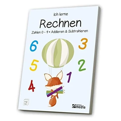 Abbildung von Schreib und Rechenheft: Zahlen 0 9 mit Addieren &amp; Subtrahieren