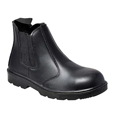 Abbildung von Portwest Steelite Dealer Sicherheitsstiefel S1P , Größe: 43, Farbe: Schwarz, FW51BKR43