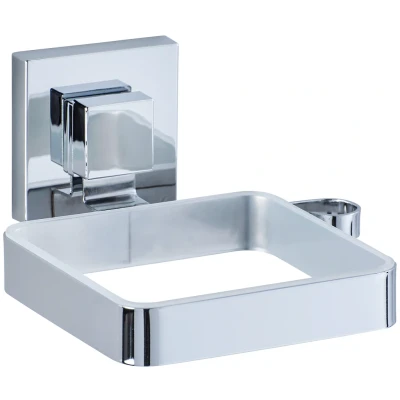 Abbildung von WENKO Haartrocknerhalter &quot;Vacuum Loc Quadro&quot;, Befestigung mit Saugnapf