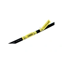 Abbildung von LAPP 83254760 LFL1H YE/WH Kabeletikett Fleximark 26 x 9 mm Farbmarkierungsfeld: gelb Anzahl der Etiketten: 40