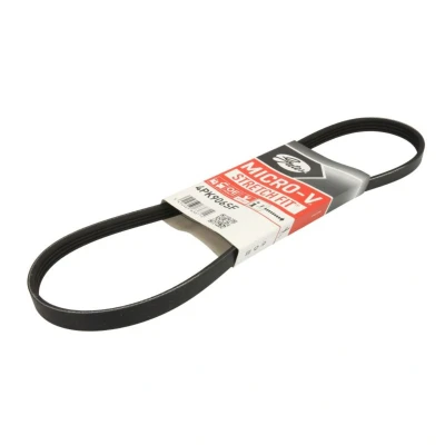 Abbildung von GATES Micro V Stretch Fit 4PK906SF Keilrippenriemen 906 4 PA (Polyamid), EPDM (Ethylen Propylen Dien Kautschuk) CHRYSLER: VOYAGER
