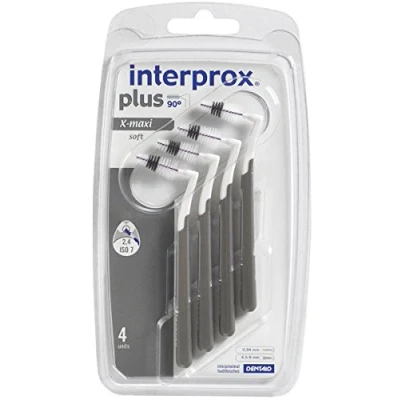 Abbildung von interprox plus Blister X maxi (grau) 4 Interdentalbürstchen