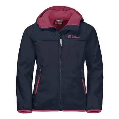 Abbildung von Jack Wolfskin Fourwinds KIDS Unisex Softshelljacke für Kinder, Größe: 92, Night blue