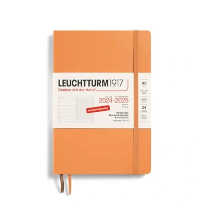 Abbildung von LEUCHTTURM1917 370622 Wochenkalender &amp; Notizbuch Medium (A5) 2025, 18 Monate 07.2024 12.2025, Softcover, Apricot, Deutsch