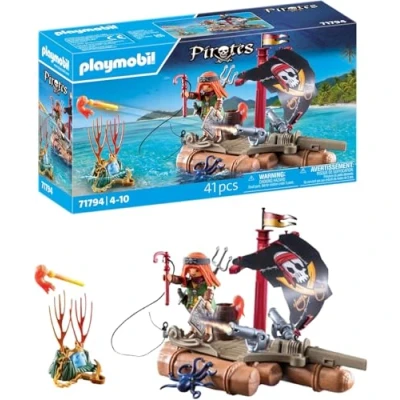 Abbildung von Playmobil® Schatzbergung auf Piratenfloss (71794), Playmobil Pirates Konstruktions Spielset, (41 St)