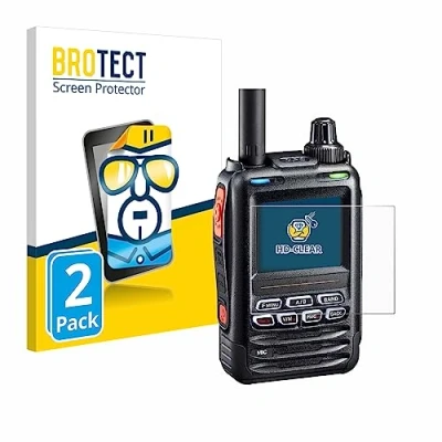 Abbildung von BROTECT (2 Stück Schutzfolie für Yaesu FT 5DE/DR Displayschutz Folie Ultra Klar