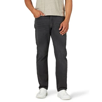 Abbildung von Wrangler Authentics Herren Athletic Fit Stretch Jeans, schwarz anthrazit, 34W / 32L