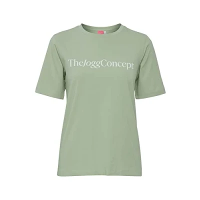 Abbildung von Thejoggconcept Jcsimona LOGO Tshirt print, Damen, Größe: Large, Light green