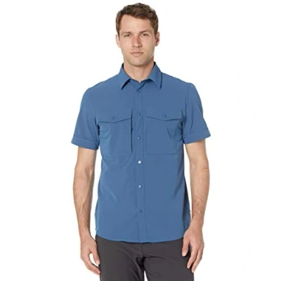 Abbildung von Fjällräven Herren Abisko Trekking T Shirt mit kurzen rmeln, Blau (Uncle Blue), L EU