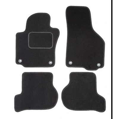 Abbildung von Fußmatten mit Clips 4er Set für VW Golf 5 MK5 2003 2008 Variant Plus Velours Automatten