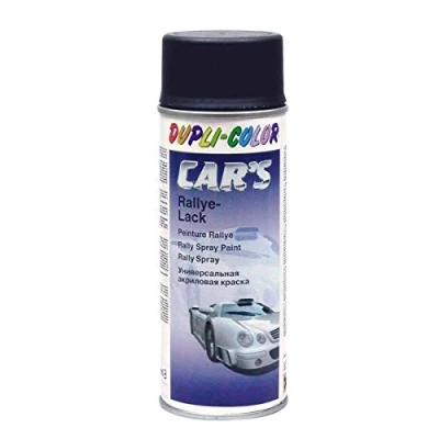Abbildung von Duplicolor Car&#039;s Rallye Lack Lackspray schwarz glänzend 400 ml.