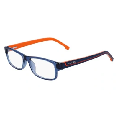 Abbildung von Brillen LACOSTE 24557 421 BLUE STEEL/ORANGE 53/15/145 MALE