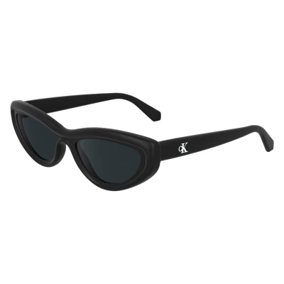 Abbildung von Calvin Klein Jeans Unisex Sonnenbrille, Größe: 55, Black