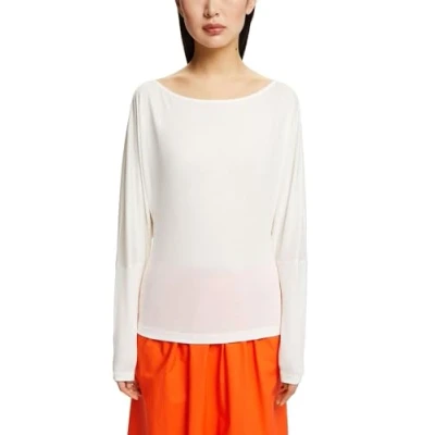 Abbildung von Esprit MIT FLEDERMAUSÄRMELN Langarmshirt, Damen, Größe: Small, Ice