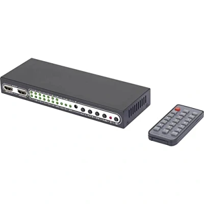 Abbildung von SpeaKa Professional 6 Port HDMI Matrix Switch mit Picture in Funktion, Fernbedienung UHD 4K @ 60 Hz