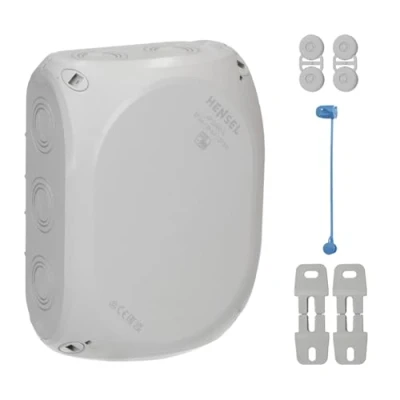 Abbildung von Hensel KF 1000 G Kabelabzweigkasten Feuchtraumdose IP66 bis 10 qmm 3phasig, 16 1phasig, ohne Klemme