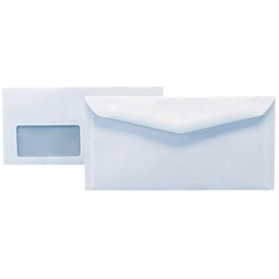 Abbildung von Soennecken Kuvertierhülle 2902 229x114mm mit Fenster nassklebend weiß