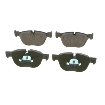 Abbildung von BOSCH 0 986 494 191 Bremsbelagsatz Low Metallic mit Montageanleitung, Anti Quietsch Blech, Kolbenclip BMW: X5, X6