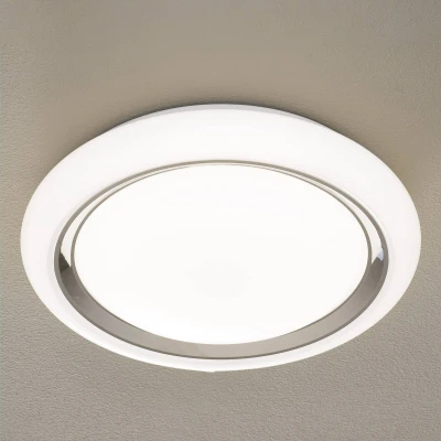 Abbildung von EGLO LED Deckenleuchte CAPASSO C, Dimmfunktion, Memoryfunktion, mehrere Helligkeitsstufen, fest integriert, Kaltweiß, Neutralweiß, Tageslichtweiß, Warmweiß, Smart Home Deckenlamp Ø34 cm, dimmbar, Weißtöne und Farben einstellbar