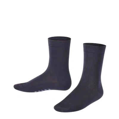 Abbildung von Falke Cotton Finesse UNI Socken für Kinder, Größe: 31 34, Darkmarine