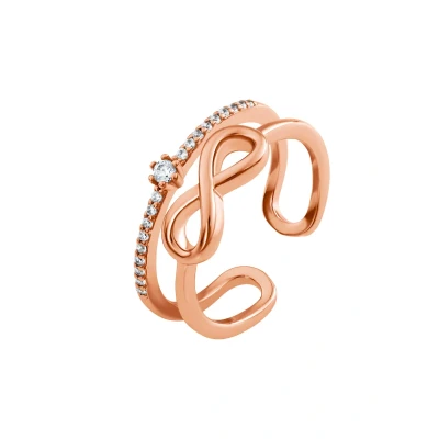 Abbildung von Heideman Blenda Ring, Damen, Größe: 56, Rose goldfarbend