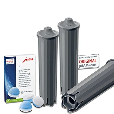 Abbildung von 3 Jura Claris SMART Wasserfilter / 1x6er Reinigungstabs