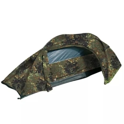 Abbildung von Mil Tec 1 Mann Zelt &quot;Recon&quot; FLECKT, für Bergsteigen, Flecktarn